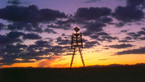 Burning Man at Sunrise